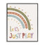 «Let's Just Play Rainbow White», estampe numérique par Nataly White-107873800-111734089
