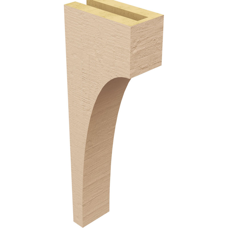 Bois de cèdre brut StockportThane Corbel, apprêté brun clair Stockport, H 18 po x l 3 po x P 6 po