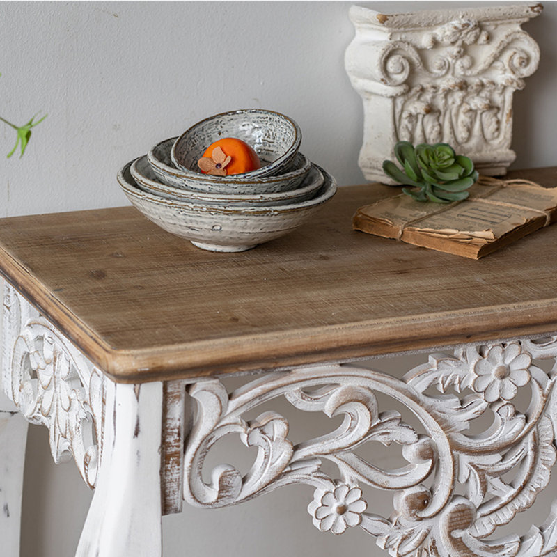 American Rustic Solid Wood Entry Console