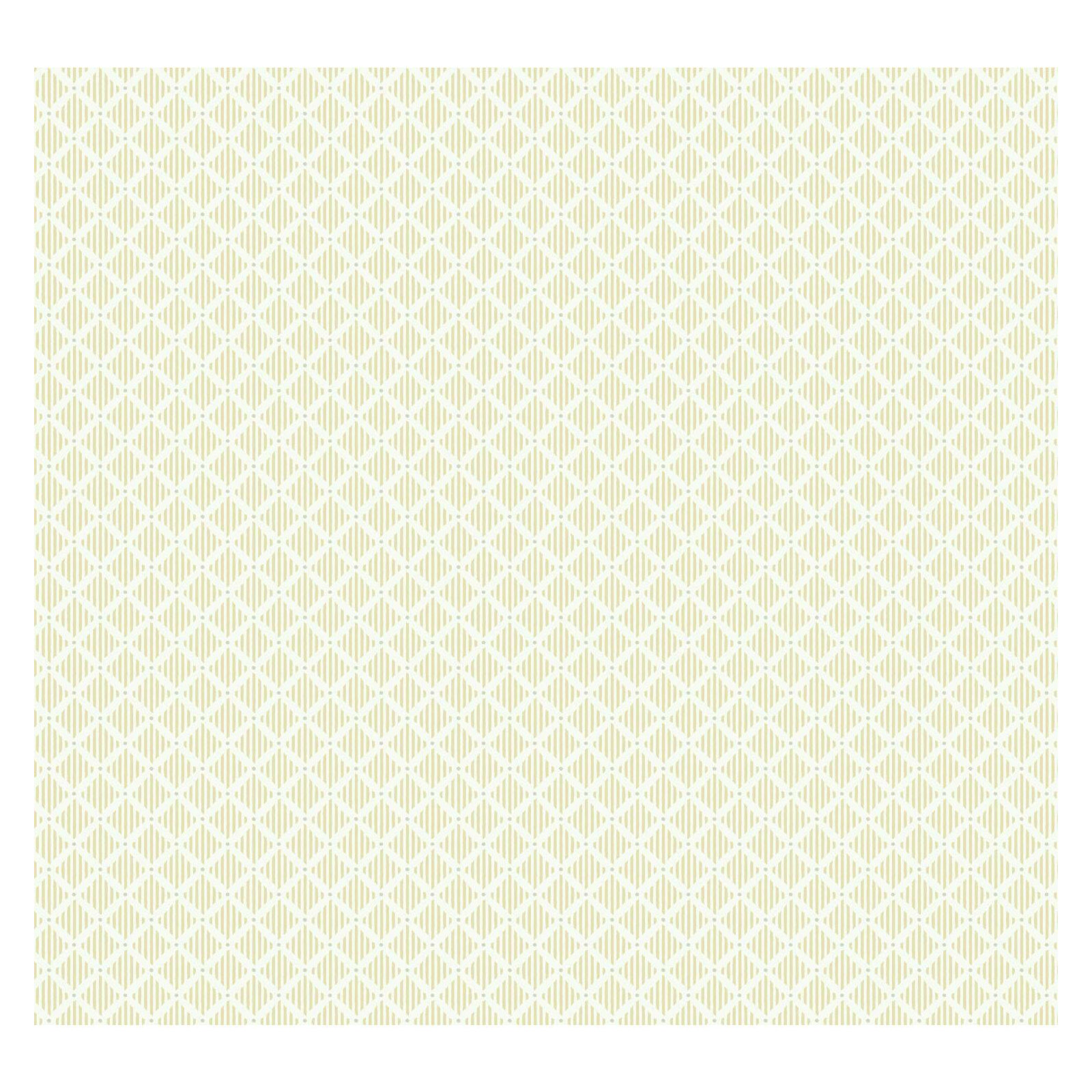 Floral Wallpaper, Yellow