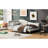 Modern Beige Twin Daybed With Armrest - , Comfortable, Home Decor Strong, Stylish, Versatile-928793407-928793404
