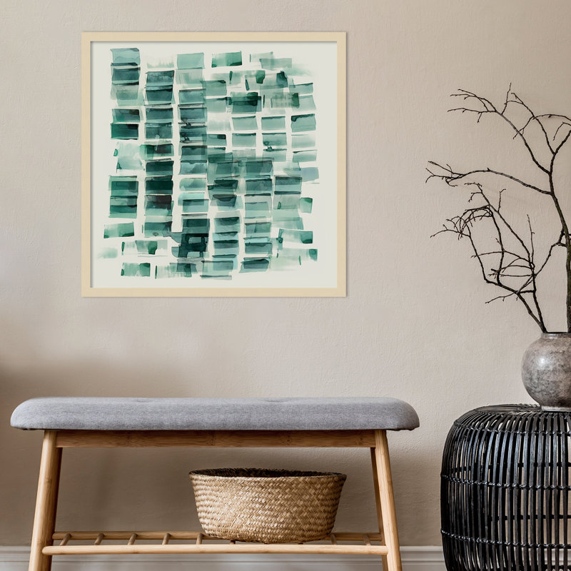 «Sea Glass I» par PI Studio - Peinture encadrée, Brun, H 26 po x l 26 po