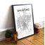 San Antonio City Map - Unframed Graphic Art Print on Paper-537905398-656046405