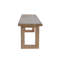 Banc en bois massif Mikalynn