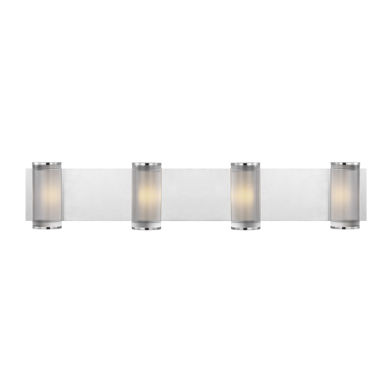 Esfera 4 - Light LED Bath Bar, Polished Nickel