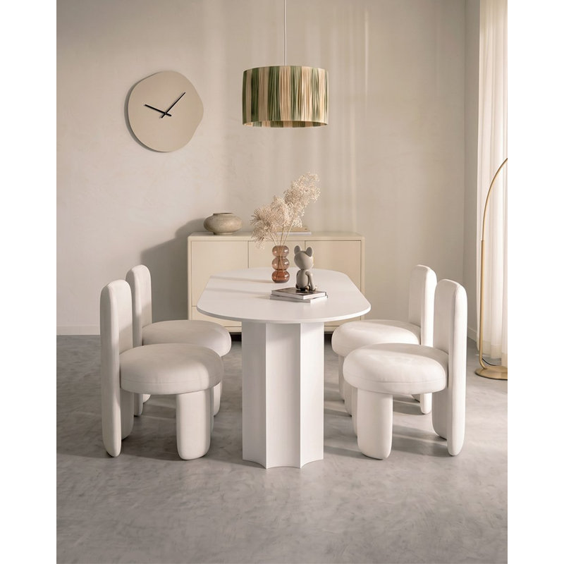 Dining Table with Steel Base