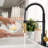 Kitchen Faucets with Pull Down Sprayer-113672248