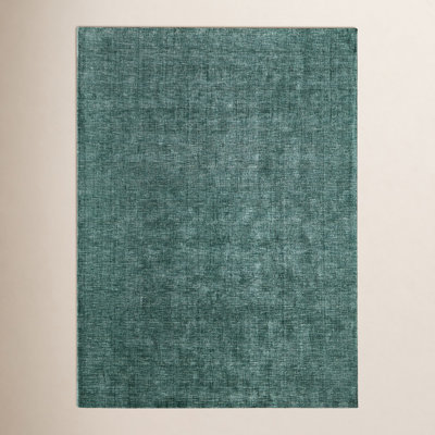 Lineville Light Green Hand-Tufted Wool Rug