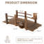 Passerelle de jardin en bois Epicozy Classic-98730255