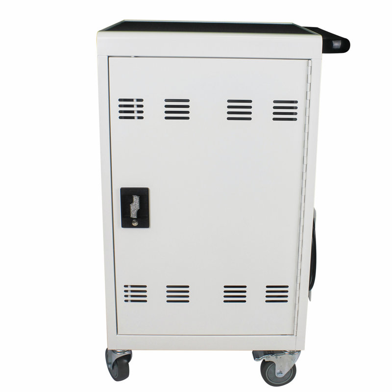 38.3'' H x 20.8'' W 1 Laptop/Tablet Storage Cart with Wheels