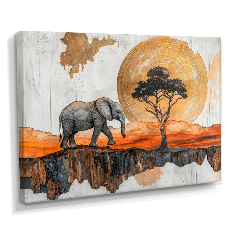 Gupton - Animals Wall Art, H 30 po x l 40 po, Toile tendue, Ne s'applique pas