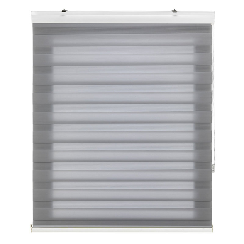 Semi Sheer Roller Blind, 175 cm L x 125 cm W, Grey