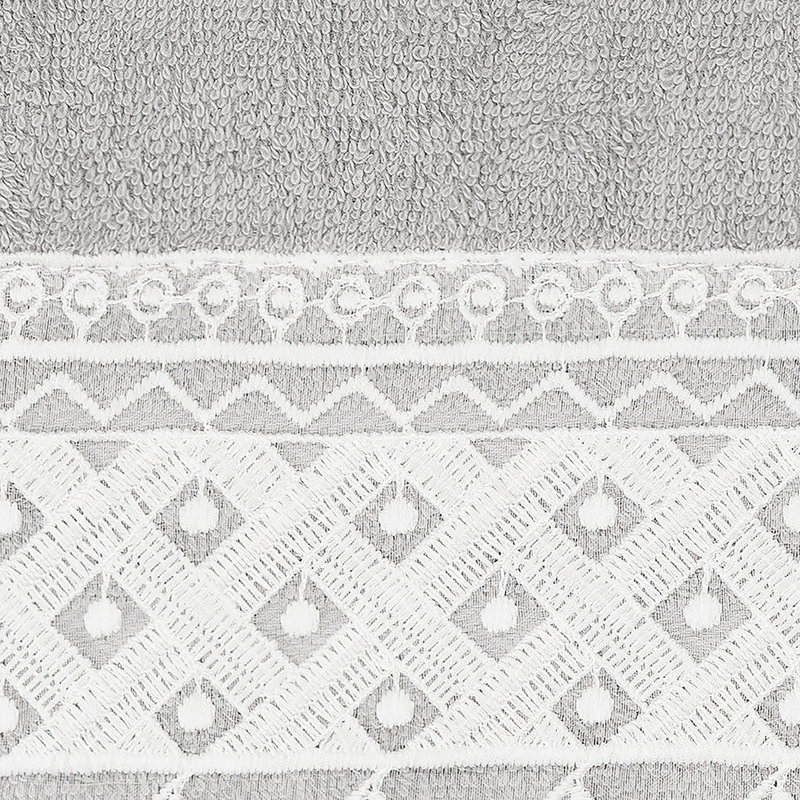 Aiden Midweight Hand Towel, Light Gray