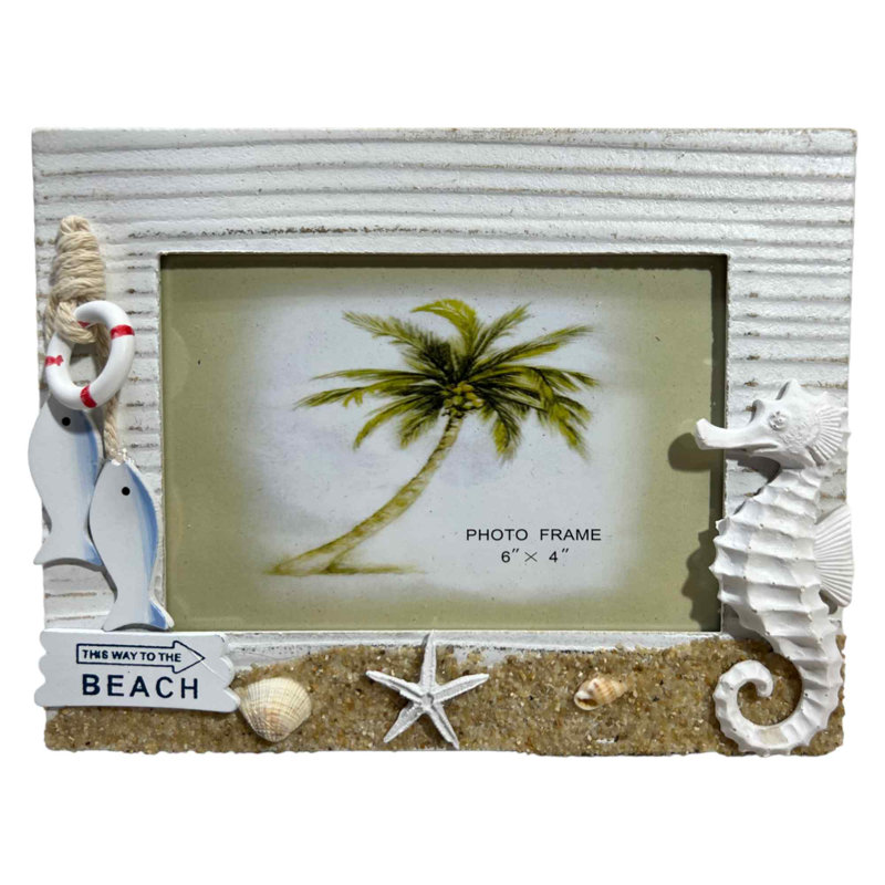 Cadre photo This Way To The Beach With Seashore Accents