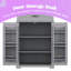Kitchen Pantry Storage Cabinet With Multi-Functional Storage Space,The Middle Big Drawer  With Slide Rails, Adjustable Shelf-1873027427