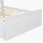 Full Size Wooden Bed with Storage Headboard with Outlets-404568805-404568806