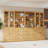 Reshod 94.5"W X 71"H X 15.7"D Kitchen Pantry Storage Cabinet With Glass Doors,Wood-287134448