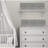 Fabric Cube Storage Bins Foldable Organizer, Geometric Grey, Set Of 6