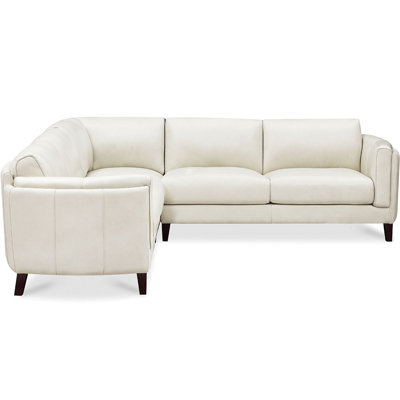 Natchez Symmertrical Leather Sectional