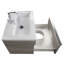 Ensemble de meuble-lavabo mural simple 24 po avec plateau en marbre Arlie-639997298