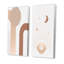«Boho Geometric Abstract Decor II», ensemble de 2 impressions-39870775-39870772
