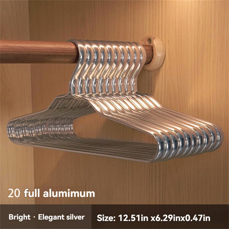 Petit porte-vêtements en alliage d'aluminium Premium, 20