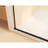 Double Sliding 56 - 60 "W X 74" H Shower Door, 8Mm Tempered Glass, Matte Black, Stainless Steel Components, External Proof Film, Space Saving Dual Sliding, Silent And Smooth Movement, Raised Water