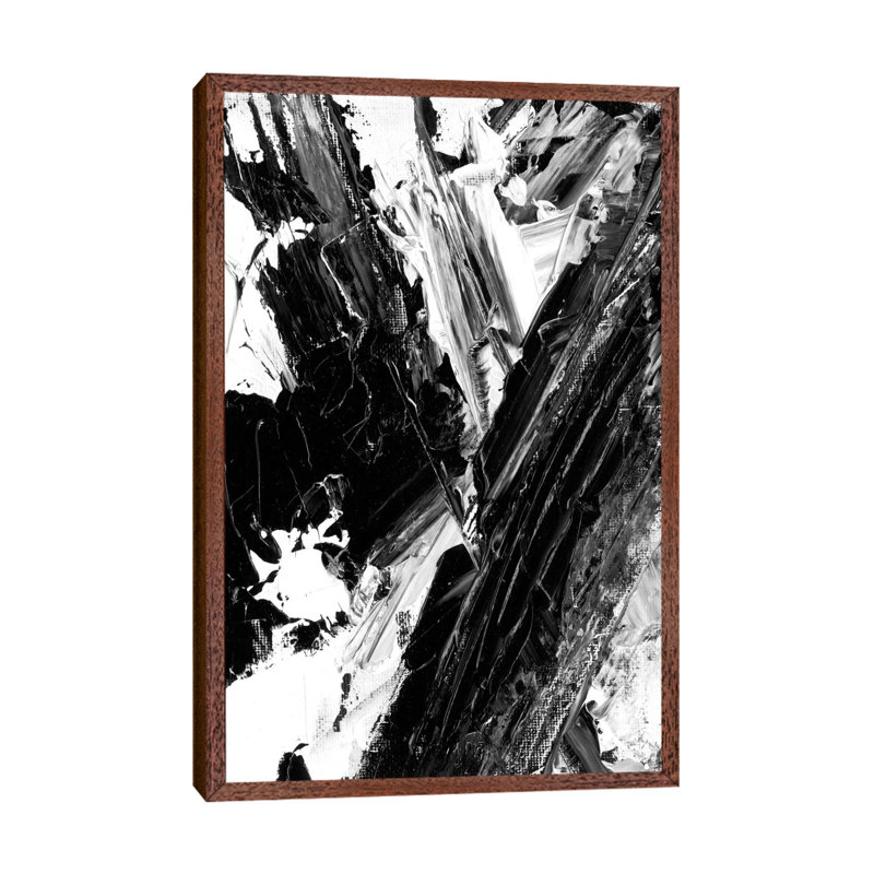 Sporadic II by Ethan Harper - Floater Frame Print on Canvas, 66.04cm H x 45.72cm W, Brown