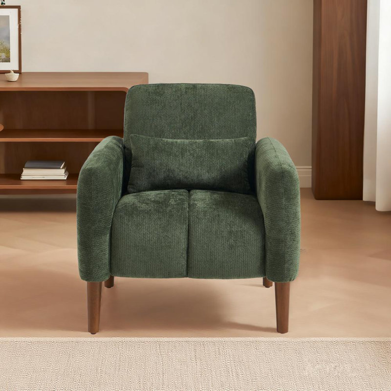 ANDYDECO Modern Style Accent Chair, Olive