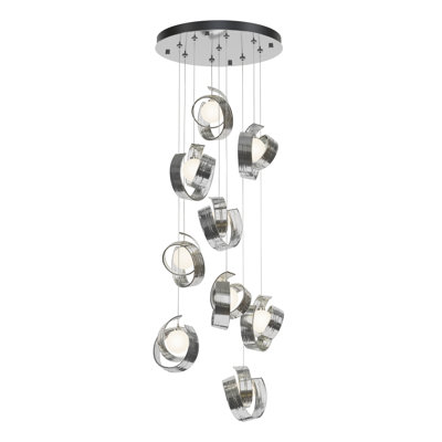 Luminaire suspendu géométrique à 9 lumières Riza