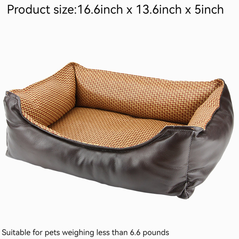 Canapé pour animal de compagnie, H 5 po x l 16,6 po x P 16,3 po