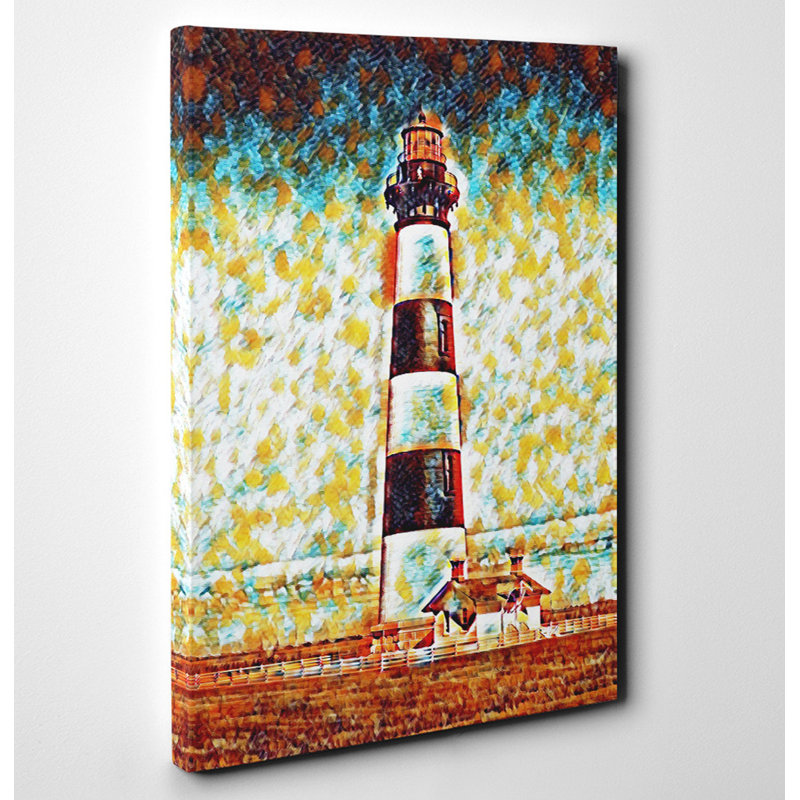 Architecture Lighthouse (6) Art - Wrapped Canvas, 50cm H x 35cm W