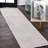 Twyla Classic Solid Low-Pile Machine-Washable Light Gray Rug-1802141867