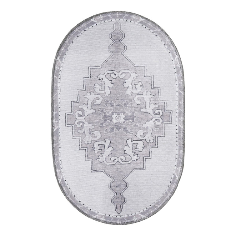 Tapis blanc chenille tissé à la machine