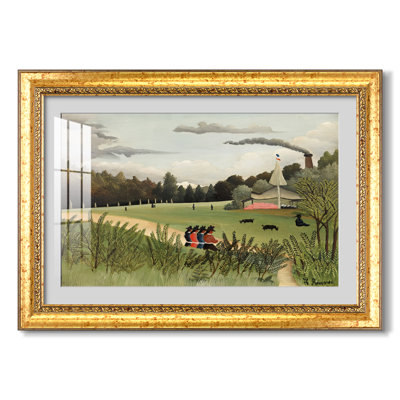 La fabrique de chaises d'Alfortville, 1897 - Henri Rousseau - Estampe encadrée sur mesure