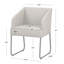 Chaise en cuir Beasley