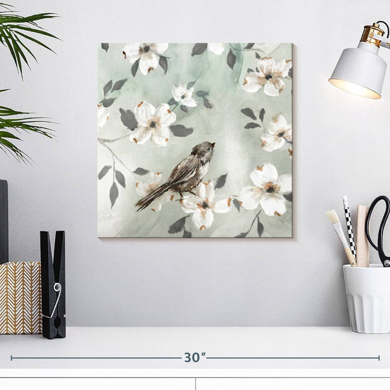 Spring Solo Serenade, 16" H x 16" W