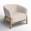 Fauteuil demi-tonneau Giselle