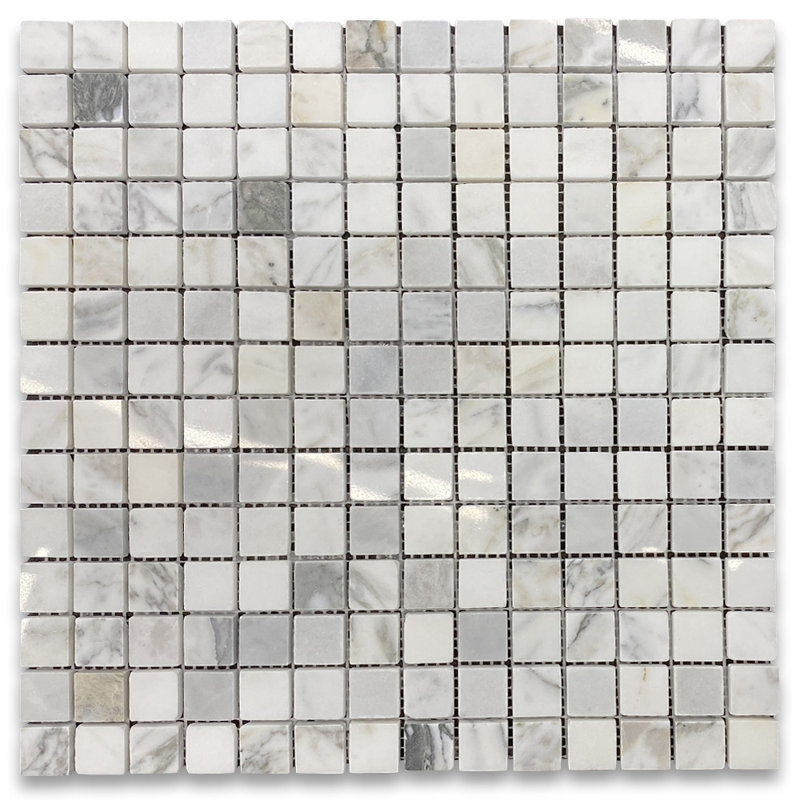 Carreau de mosaïque en marbre 12 po x 12 po