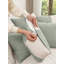 Fauteuil demi-tonneau rembourré avec repose-pieds-1393004082