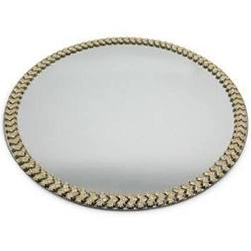Plateau en verre rond House of Hampton®