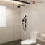 Système de douche complet à pression équilibrée à 2 fonctions Calliope (valve brute incluse)-77392580