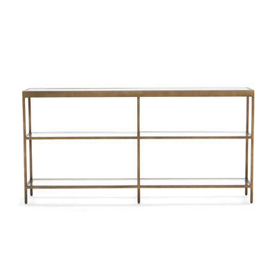 Vienna Low Bookcase W/ Glass Top