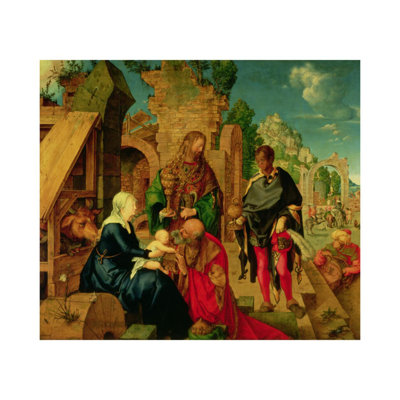 Adoration des mages par Albrecht Dürer - Estampe numérique