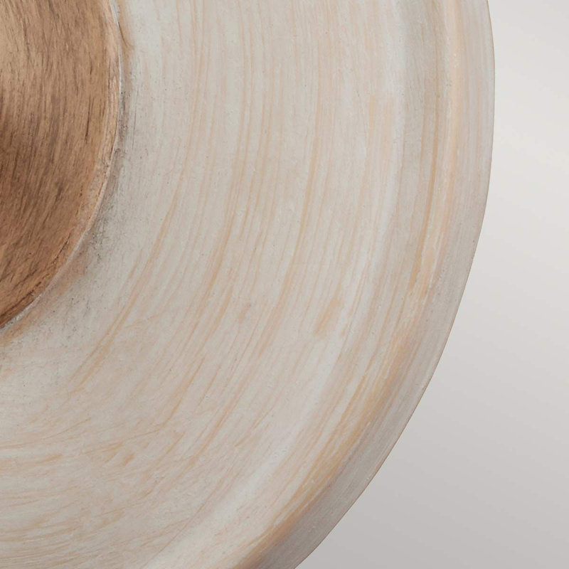 Augustine Wood Candle Wall Light