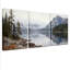 «Mountain Reflection», peinture à l'huile sur toile tendue, impression de paysage (ensemble de 3)-286988983