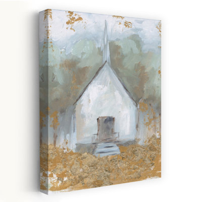 «Solitude and Grace - Modern Farmhouse Abstract Church