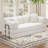 5-in-1 Convertible Sofa Bed - No Assembly Required, 78.7" Oversized Sleeper Sofa, FrameLess Boneless Couch & Removable Washable Corduroy Covers, Includes 2 Pillows, Beige-220835360