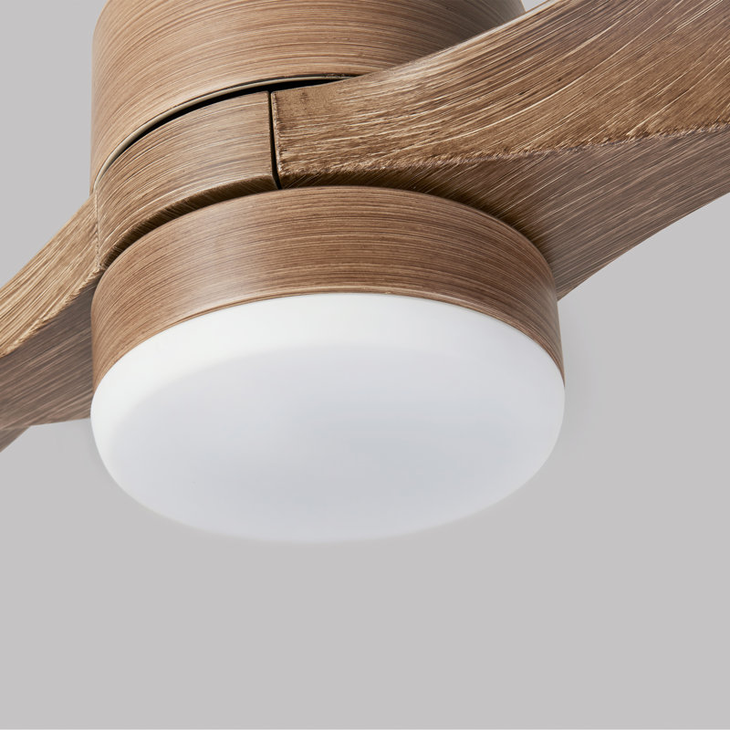 Jaclyn 42'' Ceiling Fan with LED Lights, Natural Walnut