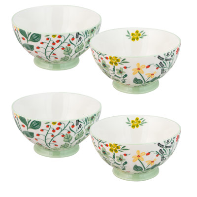 4 Piece Latte Dining Bowl Set